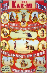 Mentalist: Poster for stage and magic show, The Great ?