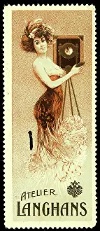 Langhans: Poster stamp Atelier Langhans