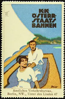 Weixler: Poster stamp Austrian State Railways