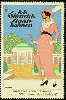 Weixler: Poster stamp Austrian State Railways