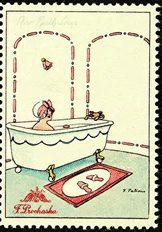 Bathtub: Poster stamp Bath Soap Prochaska