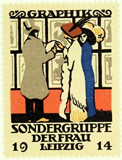 Bugra: Poster stamp BUGRA 1914