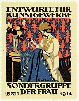 Bugra: Poster stamp BUGRA 1914