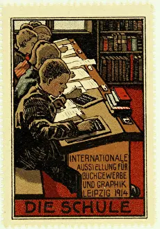 Bugra: Poster stamp BUGRA 1914