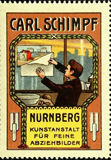 Decals: Poster stamp Carl Schimpf