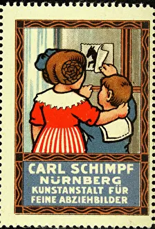 Decals: Poster stamp Carl Schimpf