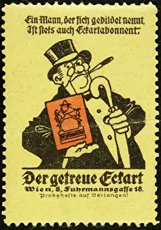 Periodicals: Poster stamp Der getreue Eckart