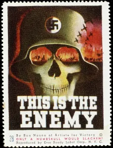 Postage: Poster stamp design, This is the Enemy