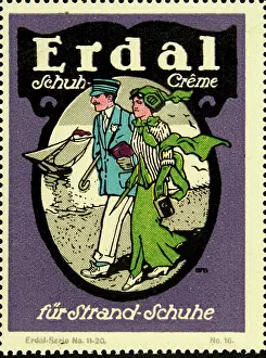 Erdal: Poster stamp Erdal shoe cream