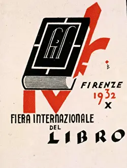 Firenze: Poster stamp, Florence Book Fair