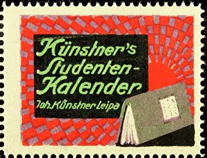 Calendars: Poster stamp Kunstner's student calendar