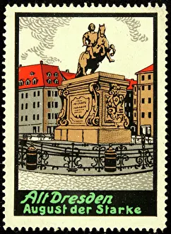 Sculptur: Poster stamp Old Dresden
