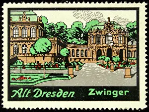 Zwinger: Poster stamp Old Dresden