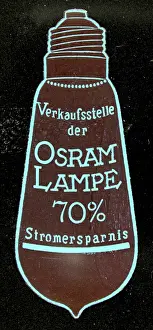 Osram: Poster stamp Osram lamp