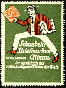 Albums: Poster stamp Schaubek's stamp album