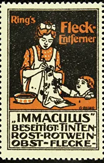 Stains: Poster stamp stain cleaner Immaculus