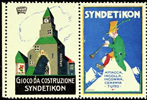 Lithographs: Poster stamp Syndetikon