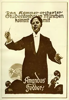 Amandus: A poster for the Student house Chamber orchestra