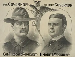 Woodruff: Poster for Theodore Roosevelts campaign for Governor