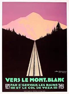 Gervais: Poster, travel to Mont Blanc