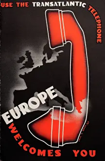 Receiver: Poster, Use the Transatlantic Telephone