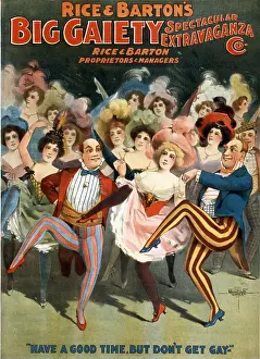 Brothels: Poster for Vaudeville troupe, Rice and ?