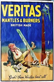 Mantles: Poster, Veritas Mantles and Burners
