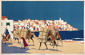 Idealised: Poster with a view of Jaffa