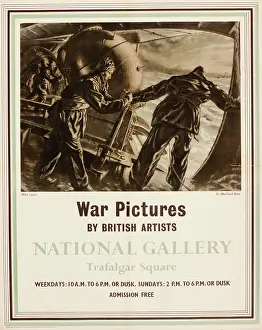 Layers: Poster, War Pictures by British Artists, National Gallery
