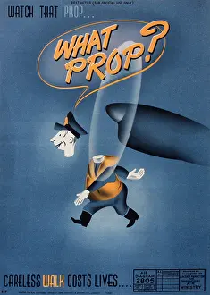 Prop: Poster warning about safety on the airfield