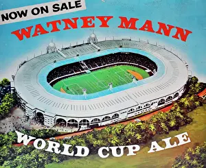 Wembley: Poster for Watney Mann World Cup Ale