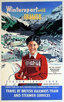 Onslow Auctions Limited: Poster, Wintersport with Frames Tours