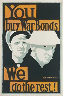 World War One: POSTER FOR WW1 WAR BONDS