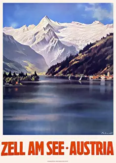 Zell: Poster, Zell am See, Austria