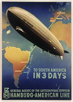 Lz127: Poster, Zeppelin to South America