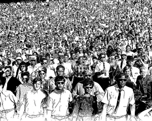 Posterized: Posterized - Crowd of Spectators at Sporting Event