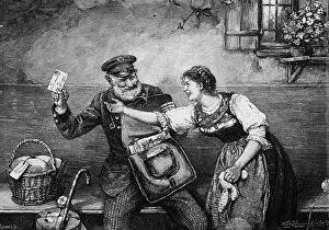 Siebert: Postman, around 1900