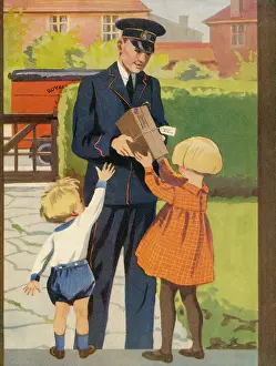 Postmen: POSTMAN WITH PARCEL