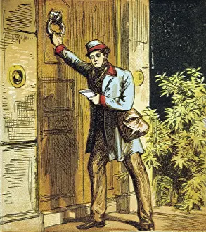 Postman: The Postman's Knock. Postman in Royal Mail uniform