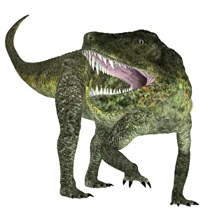 Archosaur: Postosuchus reptile from the Triassic Period