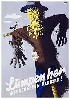 Schaffen: postwar period, Germany, reconstruction, poster