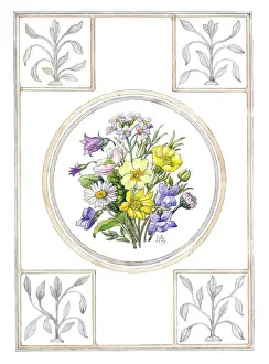 Cruciform: Posy of Spring Flowers