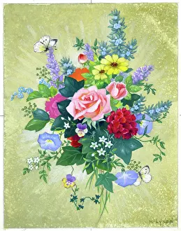 Lynes: Posy of Summer Flowers