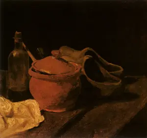 Clogs: Pot, Clogs and Bottle, by Van Gogh