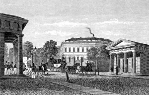 Citysc: Potsdamer Gate in Berlin, 1810