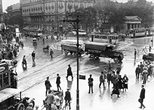 Wetness: Potsdamer Platz in Berlin, 1924