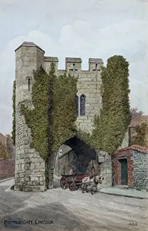 Lincs: Potter Gate, Lincoln, Lincolnshire