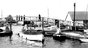 Heigham: Potter Heigham, the Foot Bridge c1955