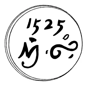 Signet: potter sign, 1525
