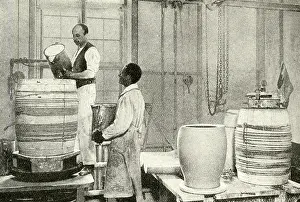 Mould: Potters casting a large vase, Copenhagen, Denmark
